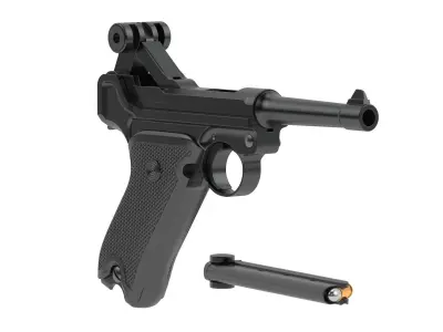 Luger pistol 3D model buy