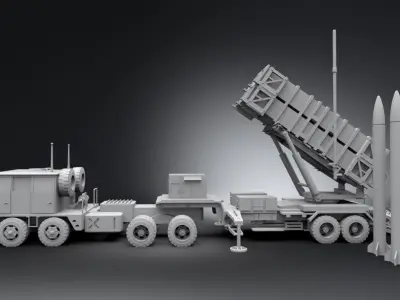 MIM 104 Patriot Missile System  3D print model