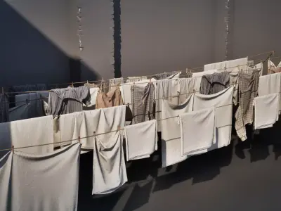 Drying Clothes  Semi-Procedural Hanging Clothes Tool 3D model