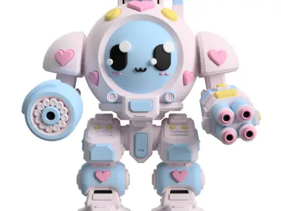 UWU Strike Force Heartbreaker Miniature for Tabletop games Free 3D print model