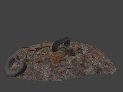 Dump low-poly models Free low-poly 3D model