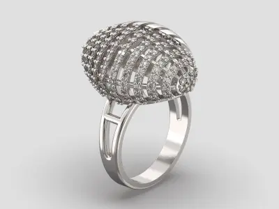 R 105 Ring Dome 3D print model
