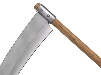 Scythe PBR V1 Low-poly 3D model