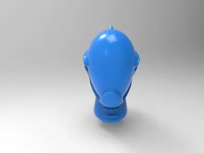 Evil Space Elf - Reaver helm with Fin 3D print model