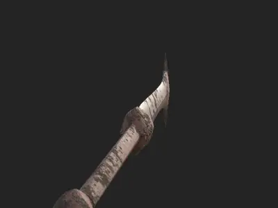 African Sword Free low-poly 3D model