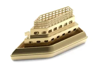 Classic Cruise Ship 3D print model