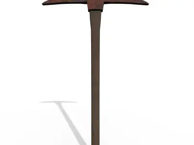 Old pick  Low-poly 3D model