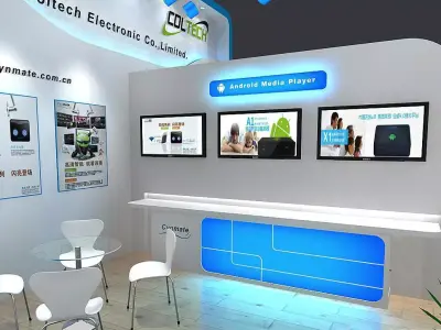 Exhibition - Area -6X6-3DMAX2009-25 3D model