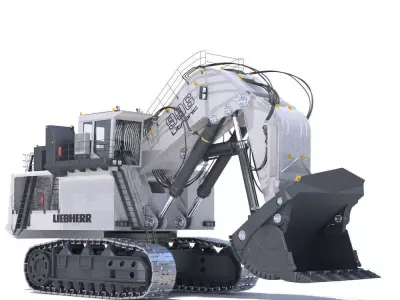 Excavator LIEBHERR R996 3D model