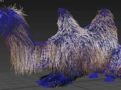 The camel 3D model