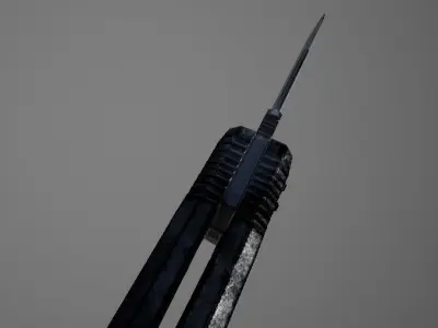 PBR Knife Model Low-poly 3D model