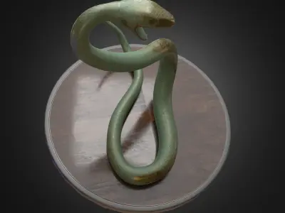 Snake Staue  3D model