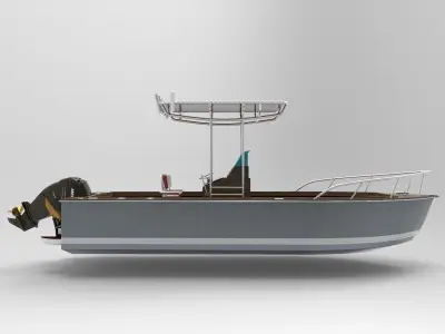 Boston Whaler Fishing boat 3D model