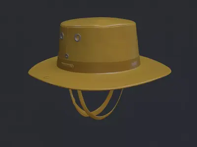 Boonie Hat Realistic 3D Printable Military Outdoor Style Model 3D print model