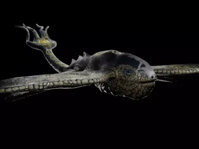 Ocean Spirit  Low-poly 3D model