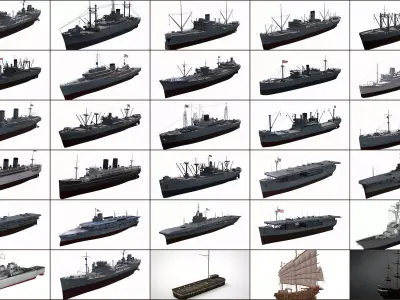 Collection 29 model Ship  3D model