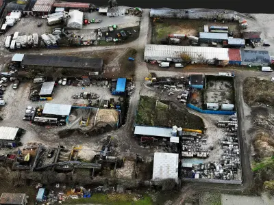 factory industrial terrain storage stuff PBR photogrammetry 3D model