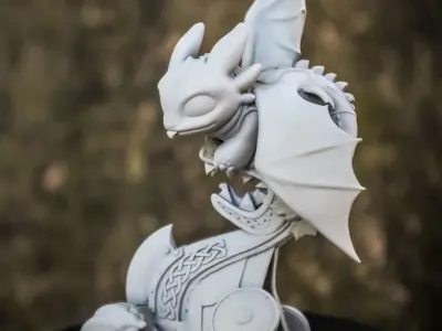 Chibi Toothless - How to Train Your Dragon 3D print model