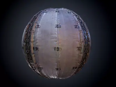 Sci-Fi Military Seamless PBR Texture 28 Texture