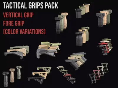 Tactical forward vertical grips pack