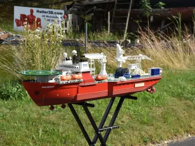 Kreuz Installer Modelship Schiffsmodell Vessel Offshore 3D print model