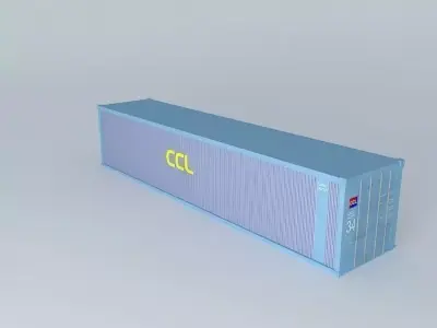 Costa container Line Free 3D model