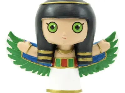 God Maat Miniature Hight poly ready for 3D Printing 3D model