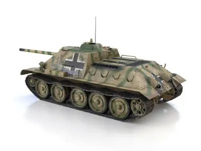 Jagdpanzer SU-85R - 212 - 23 Panzer Division  3D model