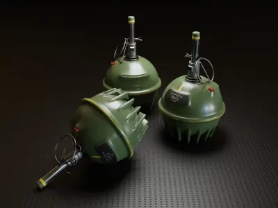 Hand Grenade 3D model order