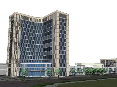 vacation spot-Resort-Fashion Leisure Hotel-0188 3D model