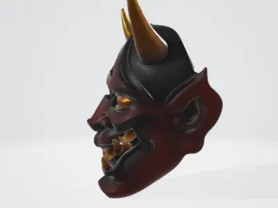 Samurai Mask 7 3D model