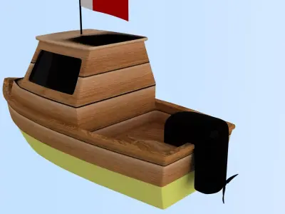 Ajman Fishing Boat 3D model