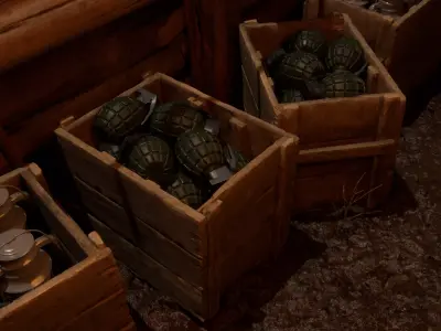 Frag Grenade 3D model