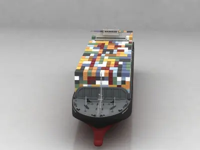 Container Ship 3D model