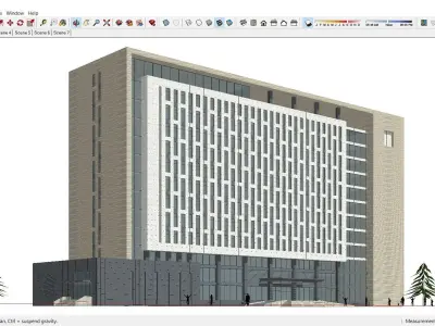 Sketchup Building Z3 3D model
