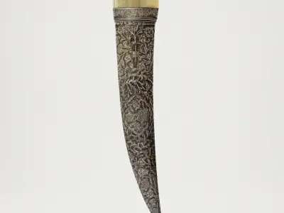 WEAPON DAGGER OTTOMAN - CGTRADER Low-poly 3D model