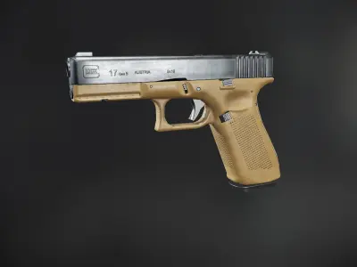 Glock 17 FREE Free low-poly 3D model