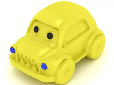 Road Ragers  Stylized Monster Coupe Duo 3D print model