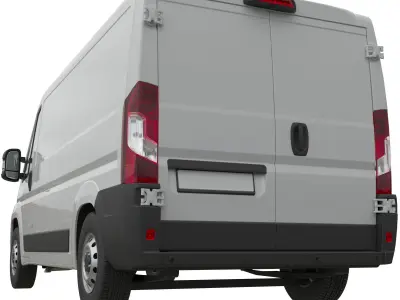 L2H1 Global commercial van 3D model