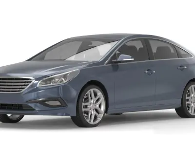 Generic Sedan 01 3D model