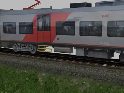 Siemens Desiro ML Low-poly 3D model