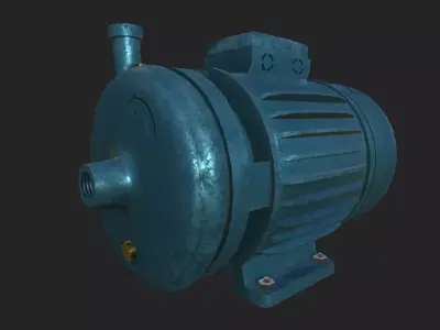 Centrifugal Pump Low-poly 3D model purchase