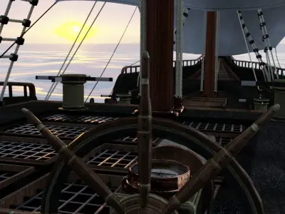 Pirate Ship 3D model 3