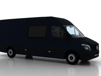 Mercedes Benz Sprinter L3H2 2015 Crew Van UK 3D model