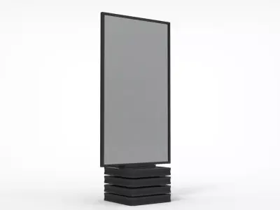 Outdoor Advertising Stand V7 3D model