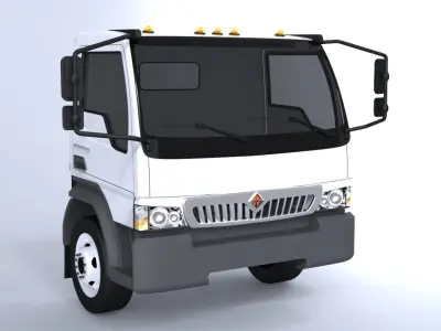 International CF500 Truck Free 3D model