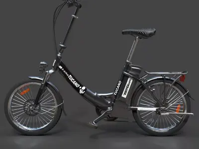 Bici Tucano E-Bike - High-Poly Urban Mobility Asset 3D model
