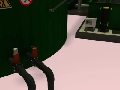 Biogas Plant 3D model