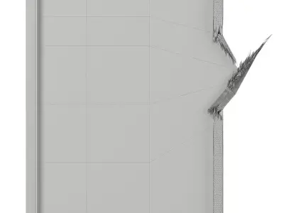 Illustrated wall art frame - Part 4 3D model