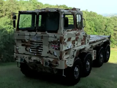 Military truck Low-poly 3D model purchase